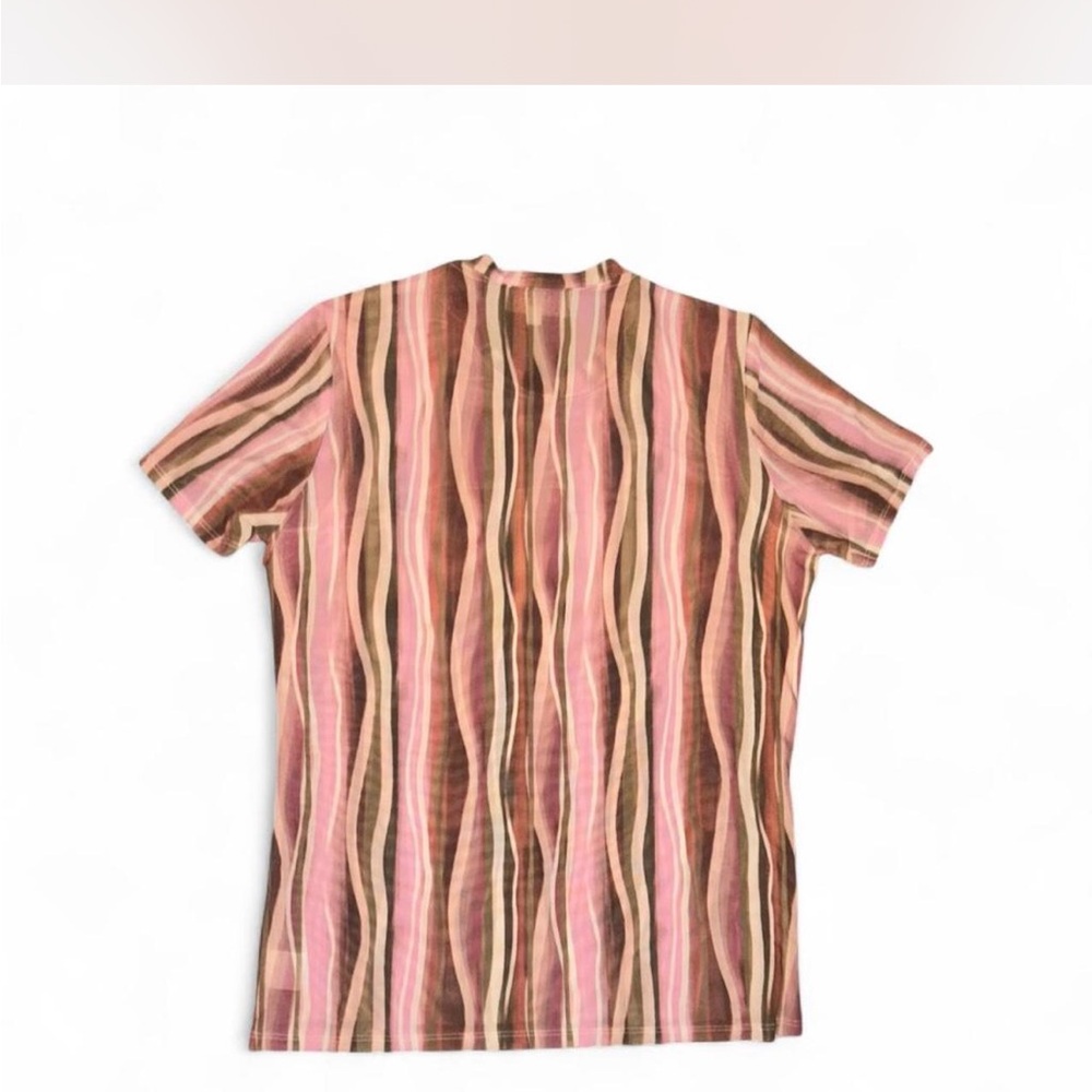 Johnny Was Multicolor Striped Men's Tee
